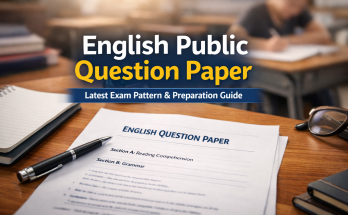 English public question paper