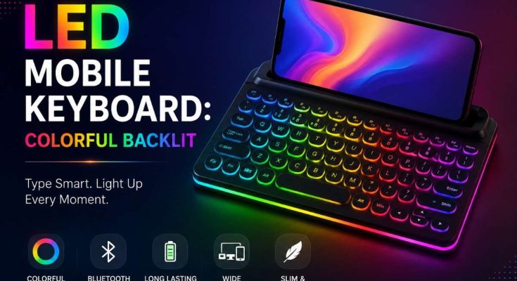 LED Keyboard: Colorful Backlit